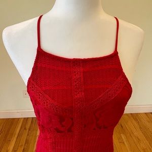 Forever 21 small red mini dress stretchable.